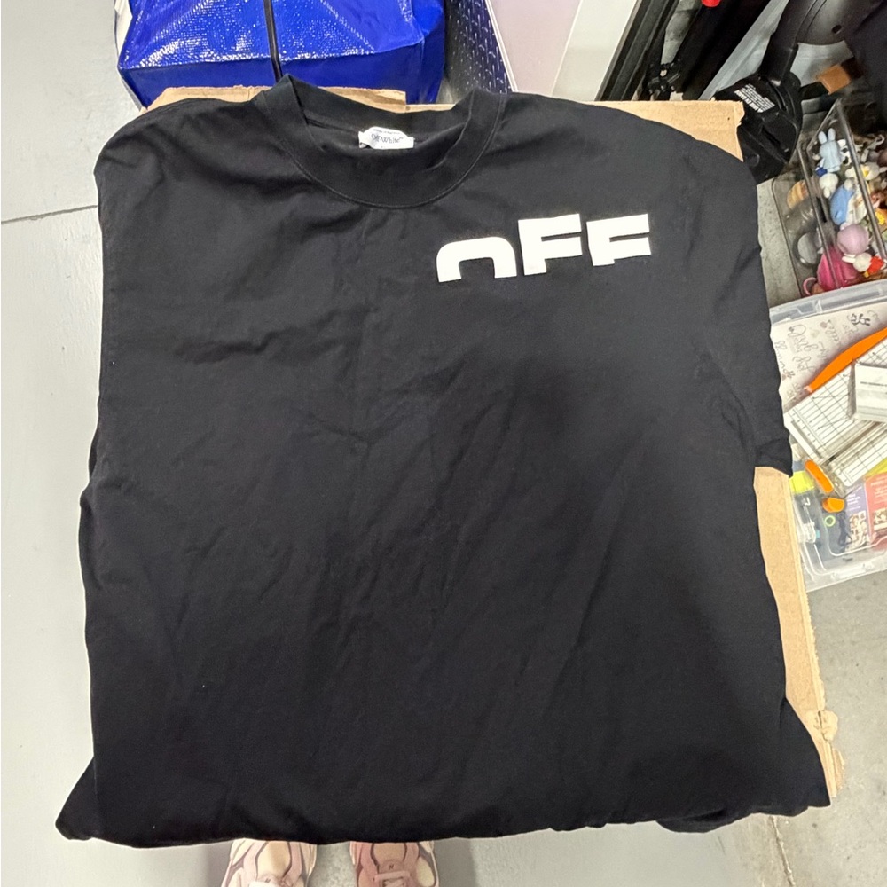 Off-White Black Short Sleeve Tee